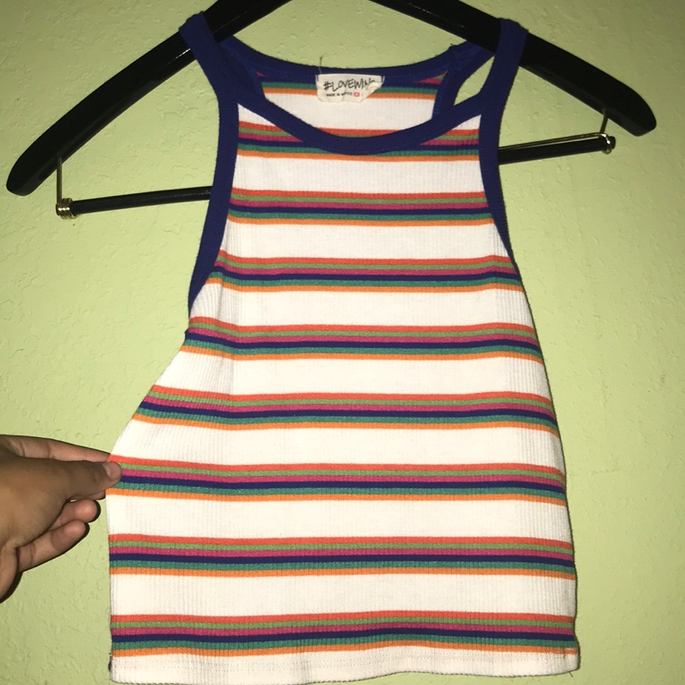 Stripped crop top